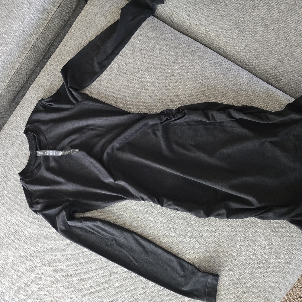 Vuori Charcoal Long Sleeve Dress Size XS
